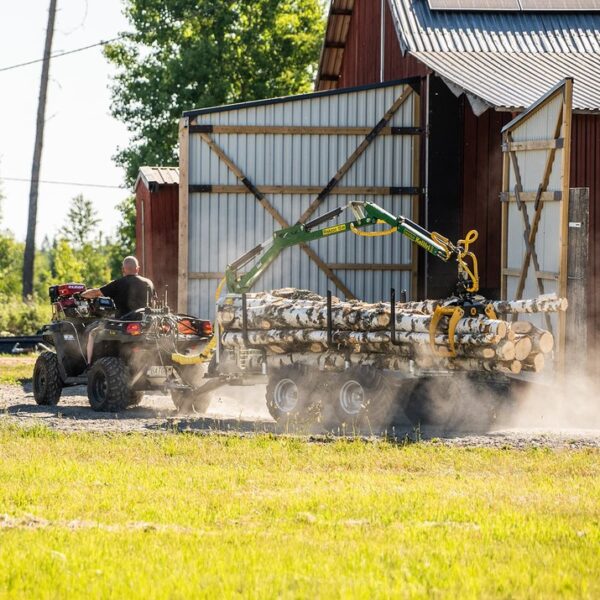 Metsahaagis ATV 3 tonni, kraanaga 4,2 m UUS ja KÕIGE VÕIMSAM! - Image 5